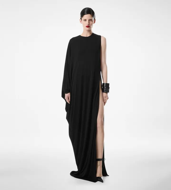 CREPE JERSEY EVENING DRESS BLACK online